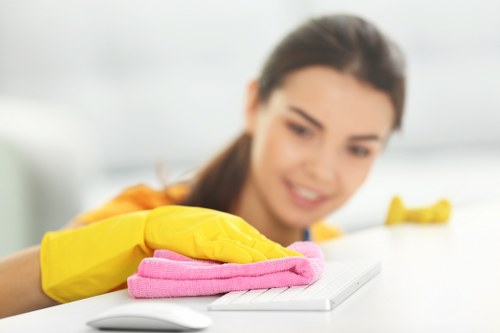 Office and washroom cleaning setup for a Pimlico business