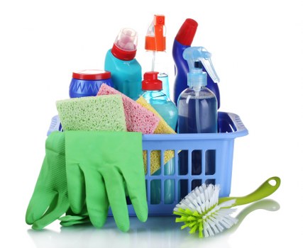 Local cleaners working in a Pimlico apartment before move-in
